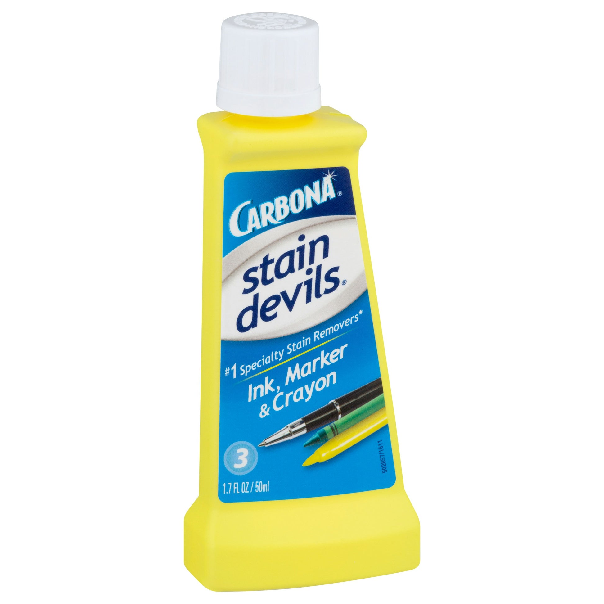 Carbona Stain Devils Stain Remover Ink Marker & Crayon Bottle - 1.7 Fl. oz (Pack of 6)