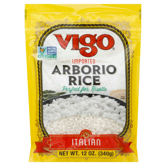 Vigo Rice Arborio Bag 12 oz (Pack of 6)