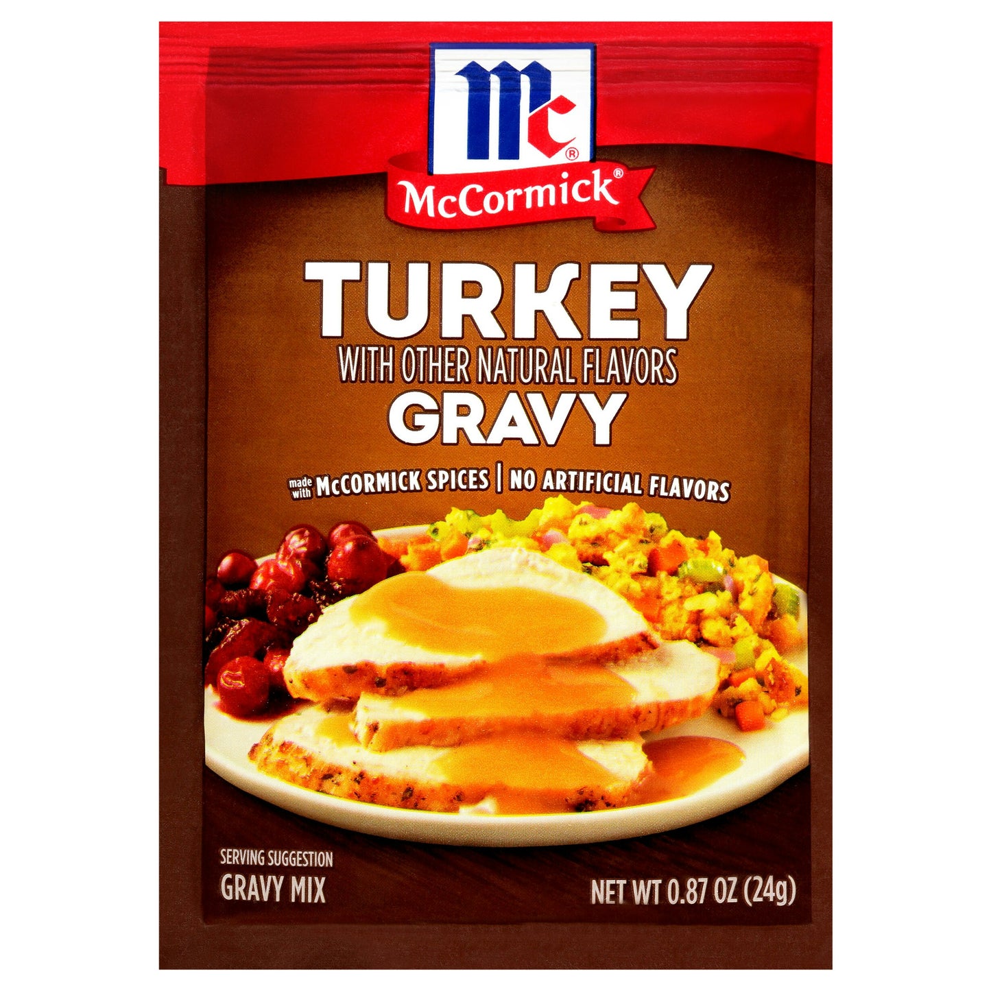 Mc Cormick Mix Turkey Gravy 0.87 Oz Pack of 24