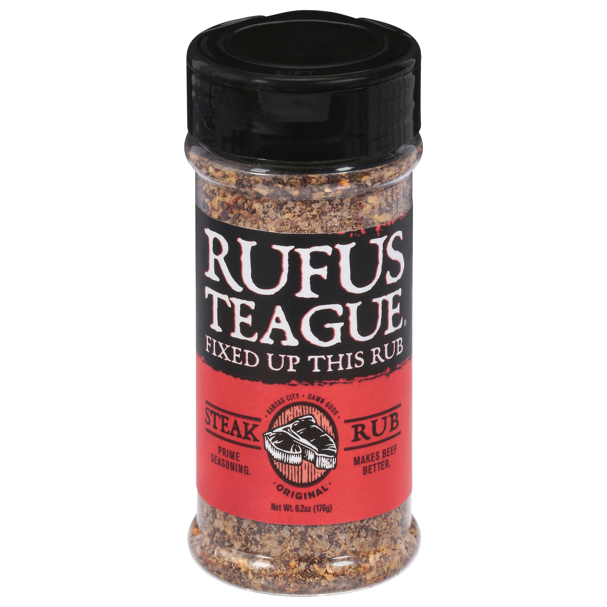 Rufus Teague Rub Steak 6.2 oz (Pack of 6)