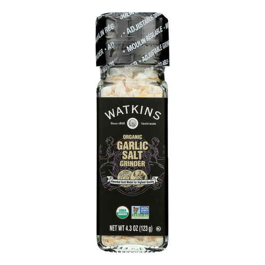 Watkins - Garlic Salt Grinder 4.3 oz (Pack of 3)