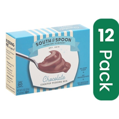 South And Spoon Pudding Mix Chocolate 4 oz (Pack of 12)