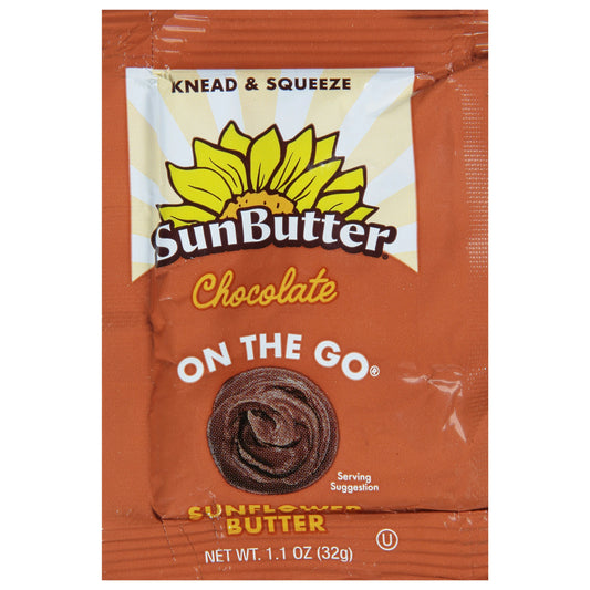 Sunbutter On the Go Chocolate Sunflower Butter 1.1 Oz Pack of 10