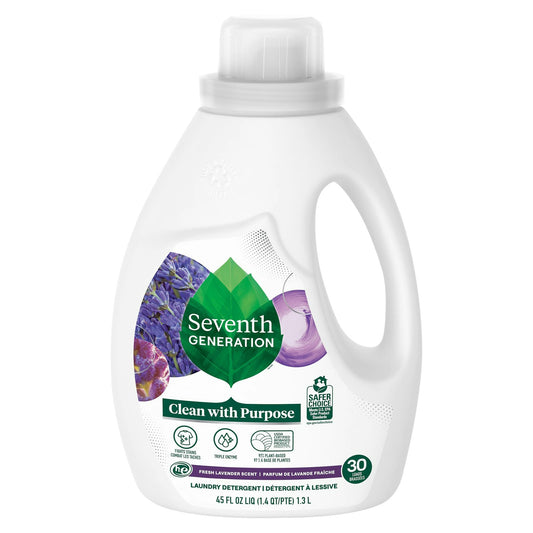 Seventh Generation - Liquid Laundry Lavender 45 fl. oz (Pack of 6)