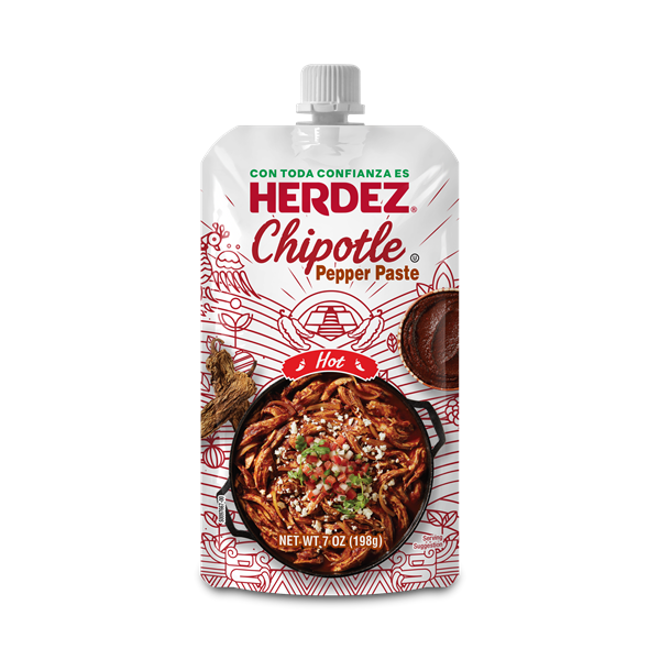 Herdez Paste Peppr Chipotle Hot Mexican Salsa Dip
