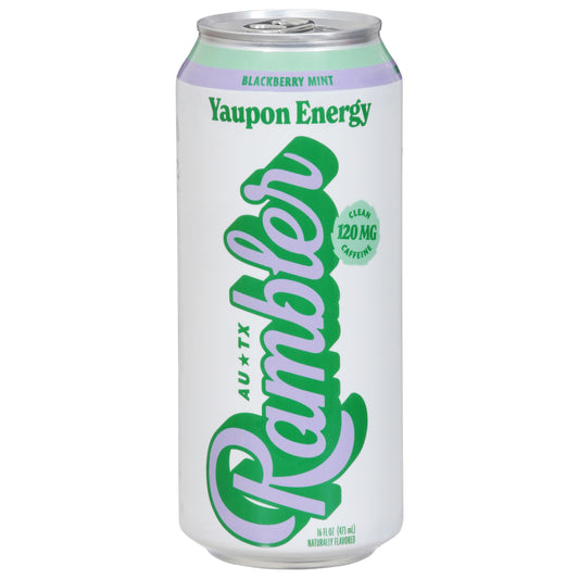 Rambler Drink Energy Sparkling Blackberry 16 Fo Pack of 12