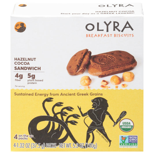 Olyra Biscuit Brkst Hazelnut Cocoa 5.3 Oz (Pack of 6)