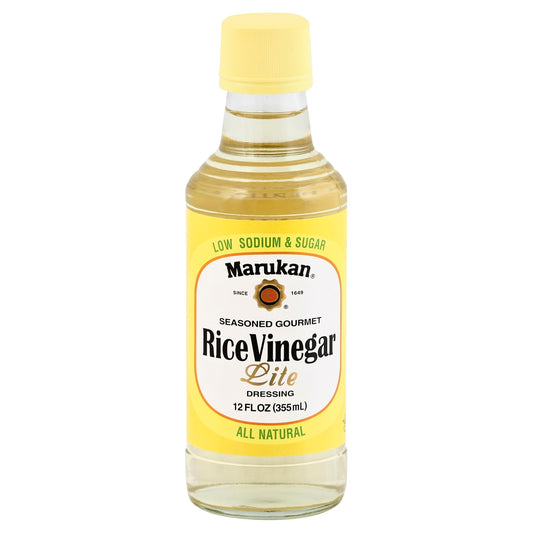 Marukan Rice Vinegar Lite Seasoned Gourmet 12 Fo Pack of 6