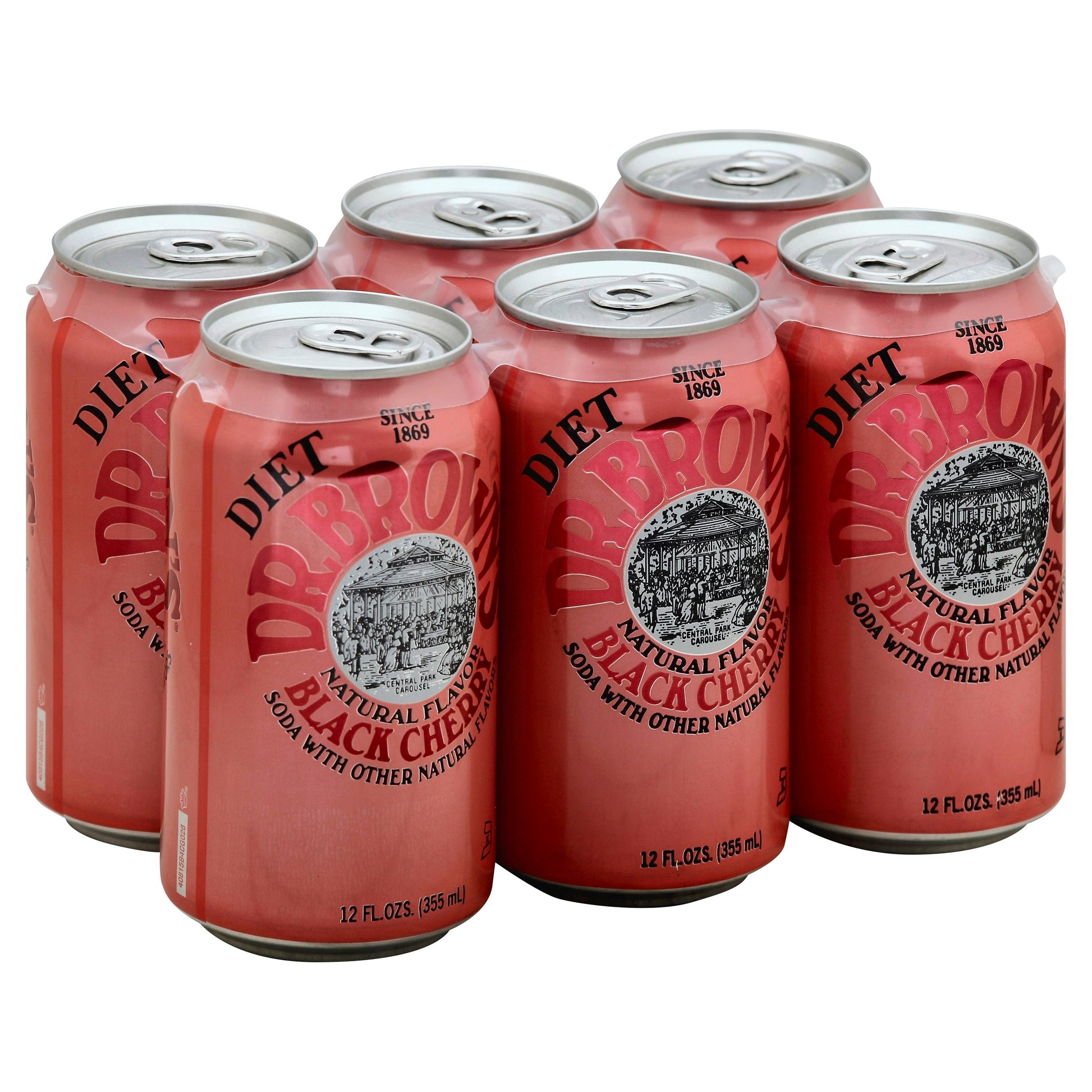 Dr Browns Soda Diet Blackcherry 72 Oz Pack of 4