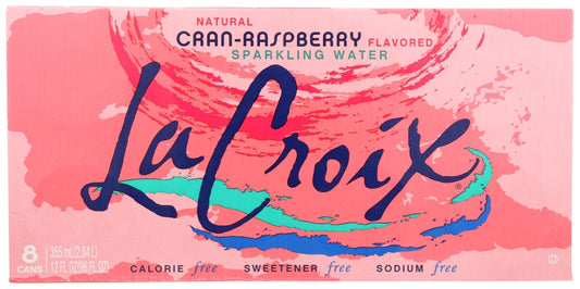 LaCroix Sparkling Water - Cran-Raspberry - 12 fl oz (Pack of 3)