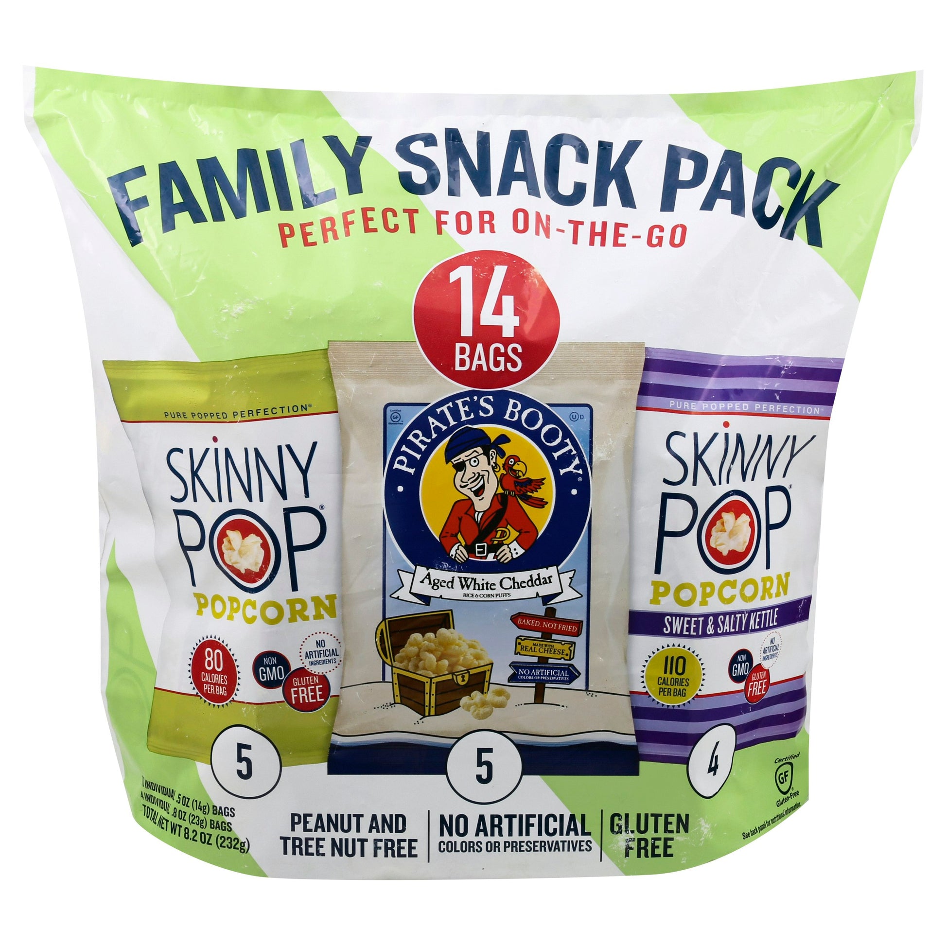 Skinny Pop Popcorn Family Pack 8.2 oz (Pack of 3)