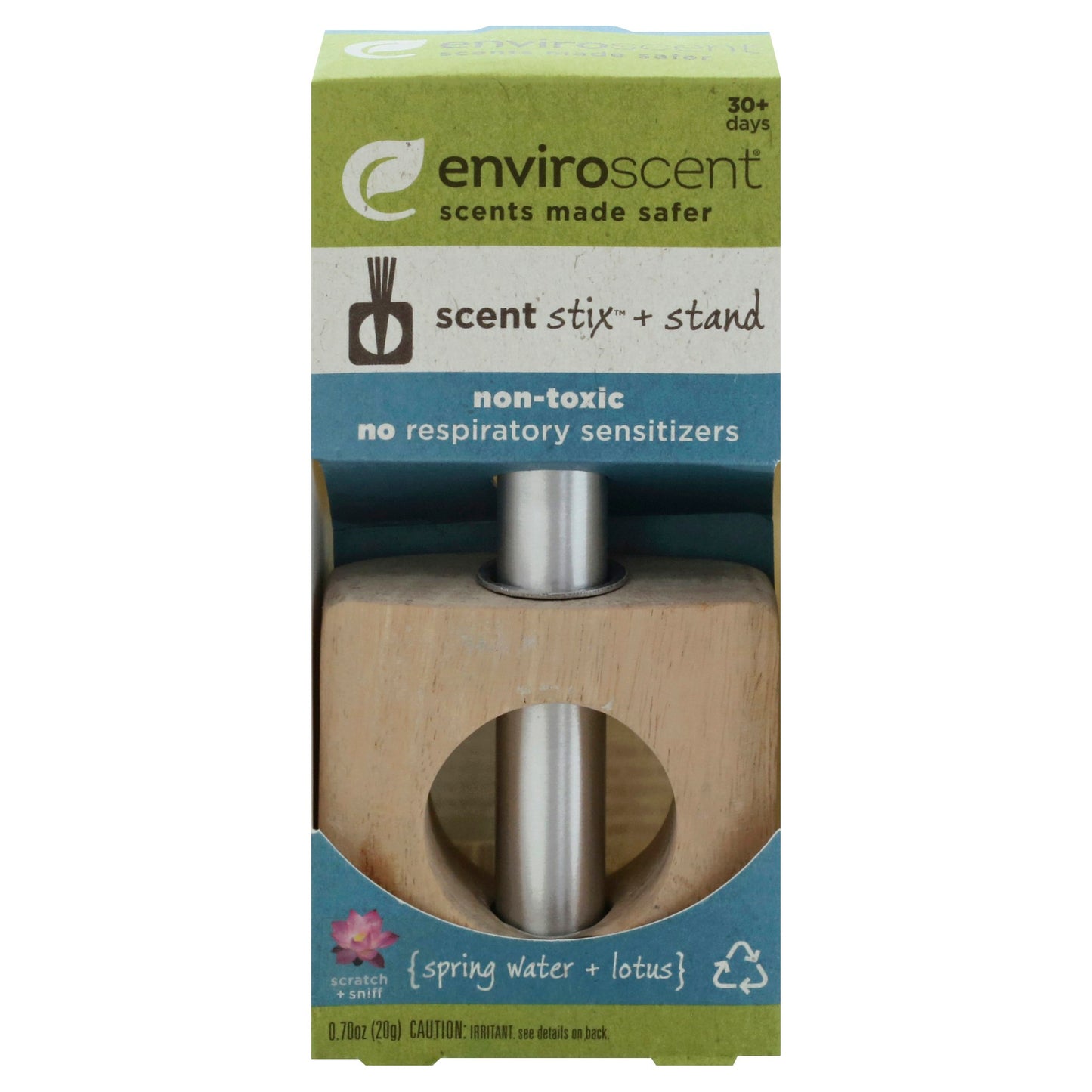 Enviroscent Sticks & Stand Spring Water 0.7 Oz (Pack of 6)