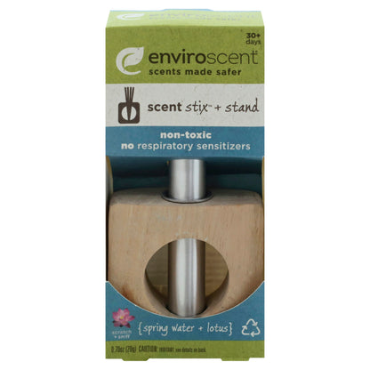 Enviroscent Sticks & Stand Spring Water 0.7 Oz (Pack of 6)