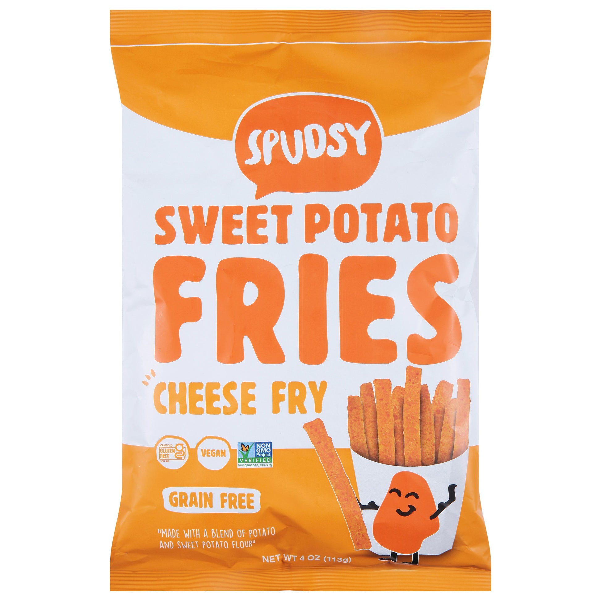 Spudsy Fries Sweet Potato Cheese 4 Oz (Pack of 12)
