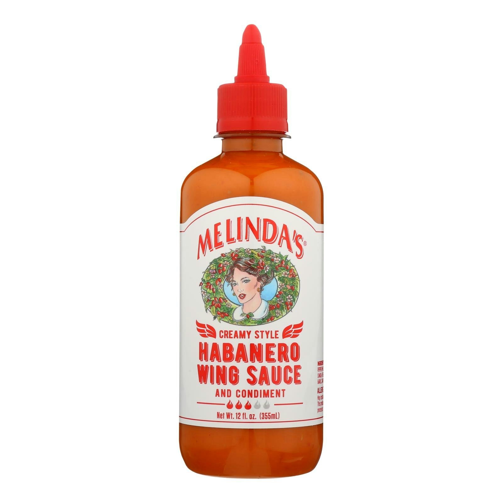 Melinda's - Wing Sauce Creamy Habanero 12 oz (Pack of 6)