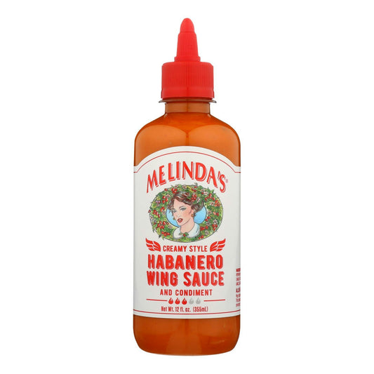 Melinda's - Wing Sauce Creamy Habanero 12 oz (Pack of 6)
