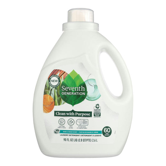 Seventh Generation - Liquid Laundry Sage and Cedar 90 fl. oz (Pack of 4)