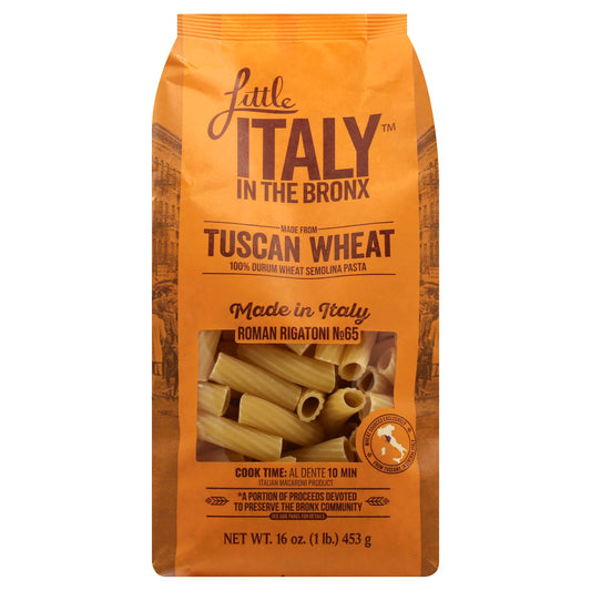Little Italy In The Bronx Pasta Roman Rigaton 16 Oz Pack of 12