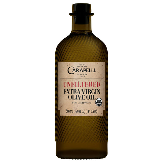 Carapelli Olive Oil Unfiltered Organic 500 Ml (Pack of 6)