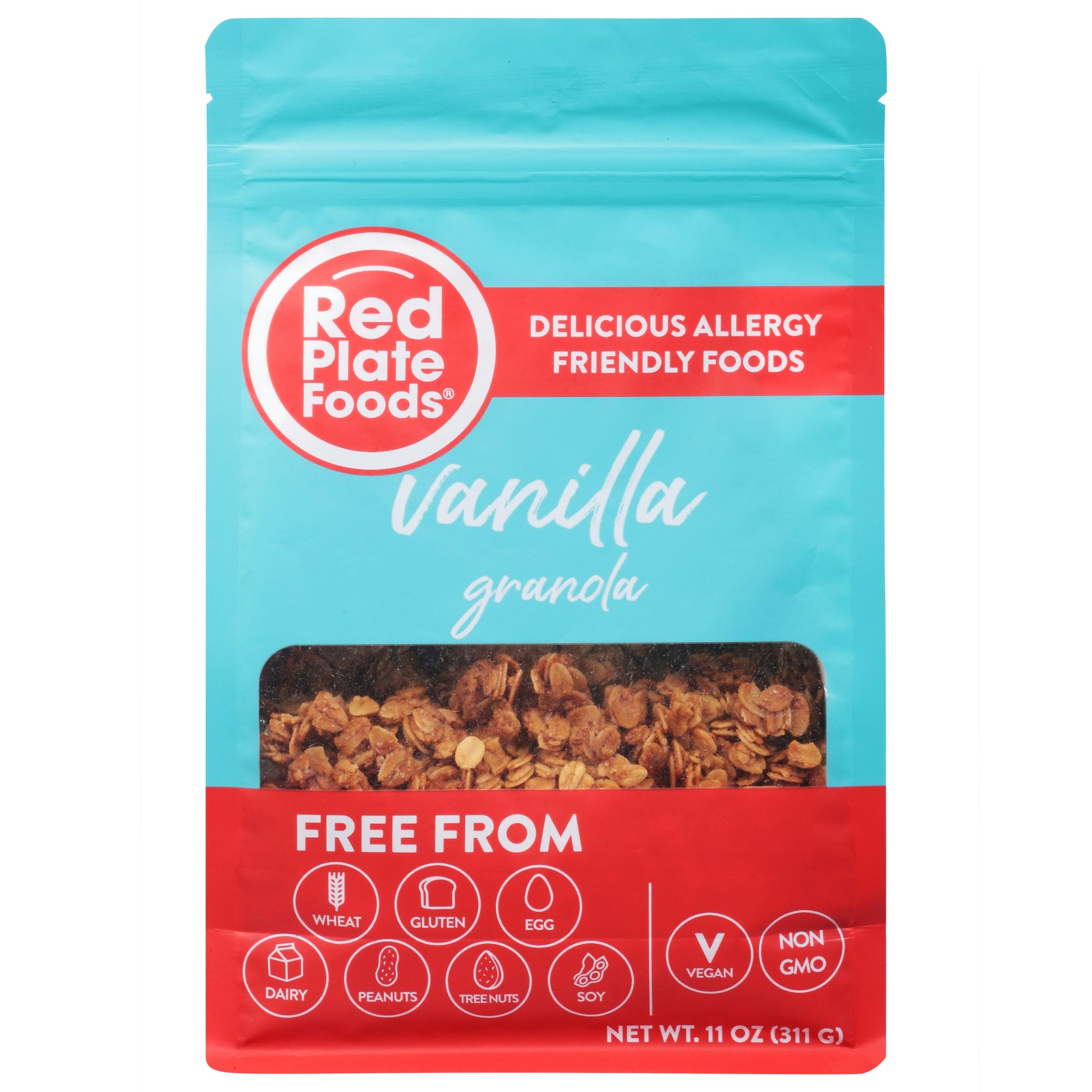 Red Plate Foods Granola Golden Vanilla 11 Oz (Pack of 6)