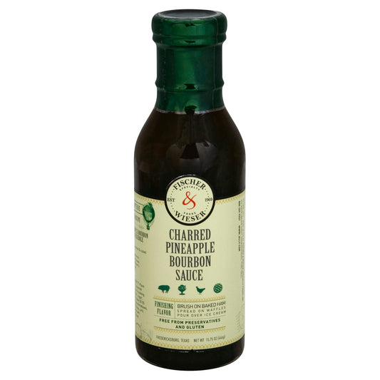 Fischer & Wieser Sauce Charred Pineapple Bourbon 15.8 Oz (Pack of 6)