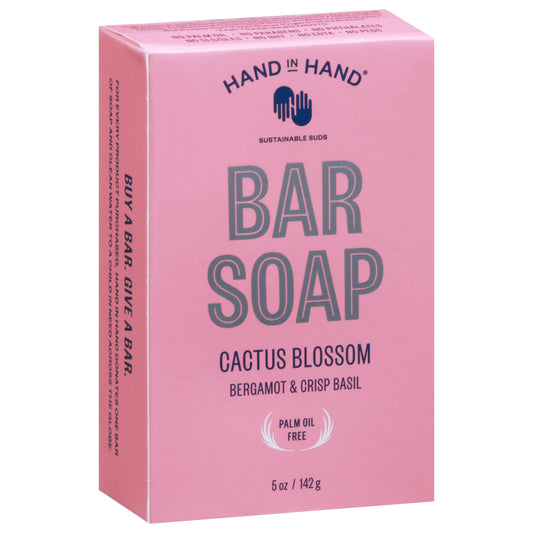 Hand In Hand Soap Bar Cactus Blossom 5 Oz (Pack of 3)