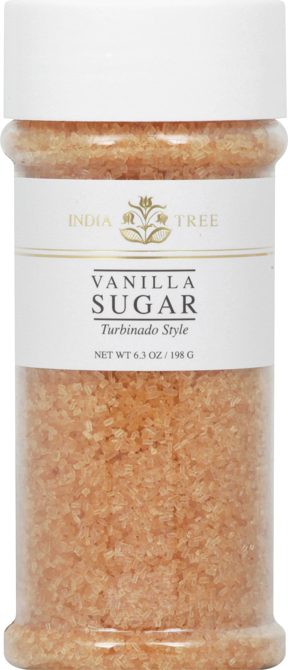 India Tree Sugar Vanilla 7 Oz (Pack of 6)