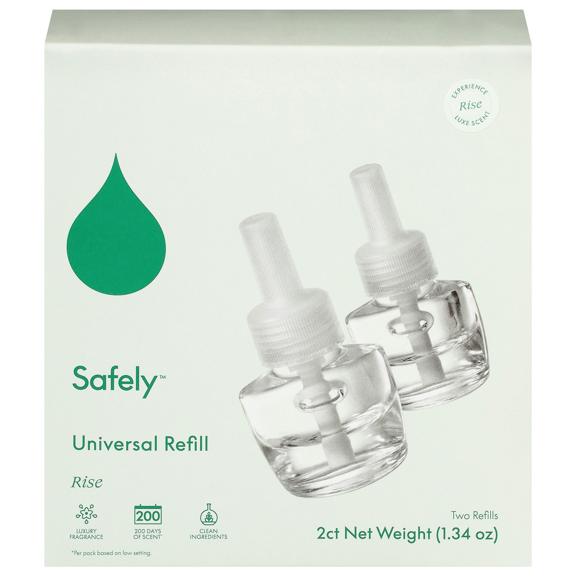 Safely Air Fresh Plugin Refill Rise 1.34 FO (Pack of 8)