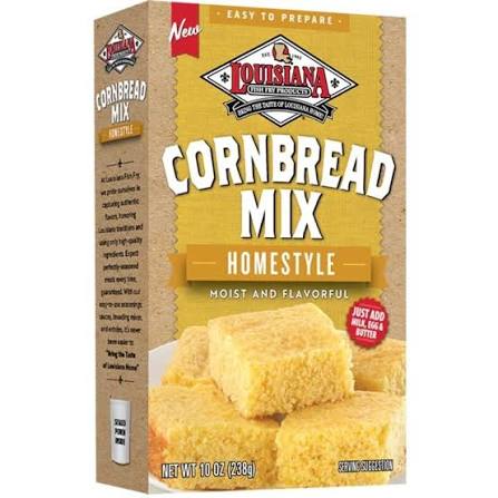 LOUISIANA FISH (Pack of 30) Louisiana Fish Fry Cornbread Mix Homestyle 10 Oz