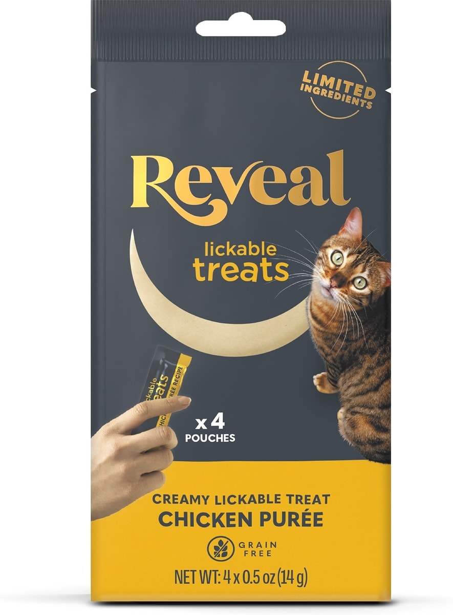 Reveal Cat Treat Lickable Chicken