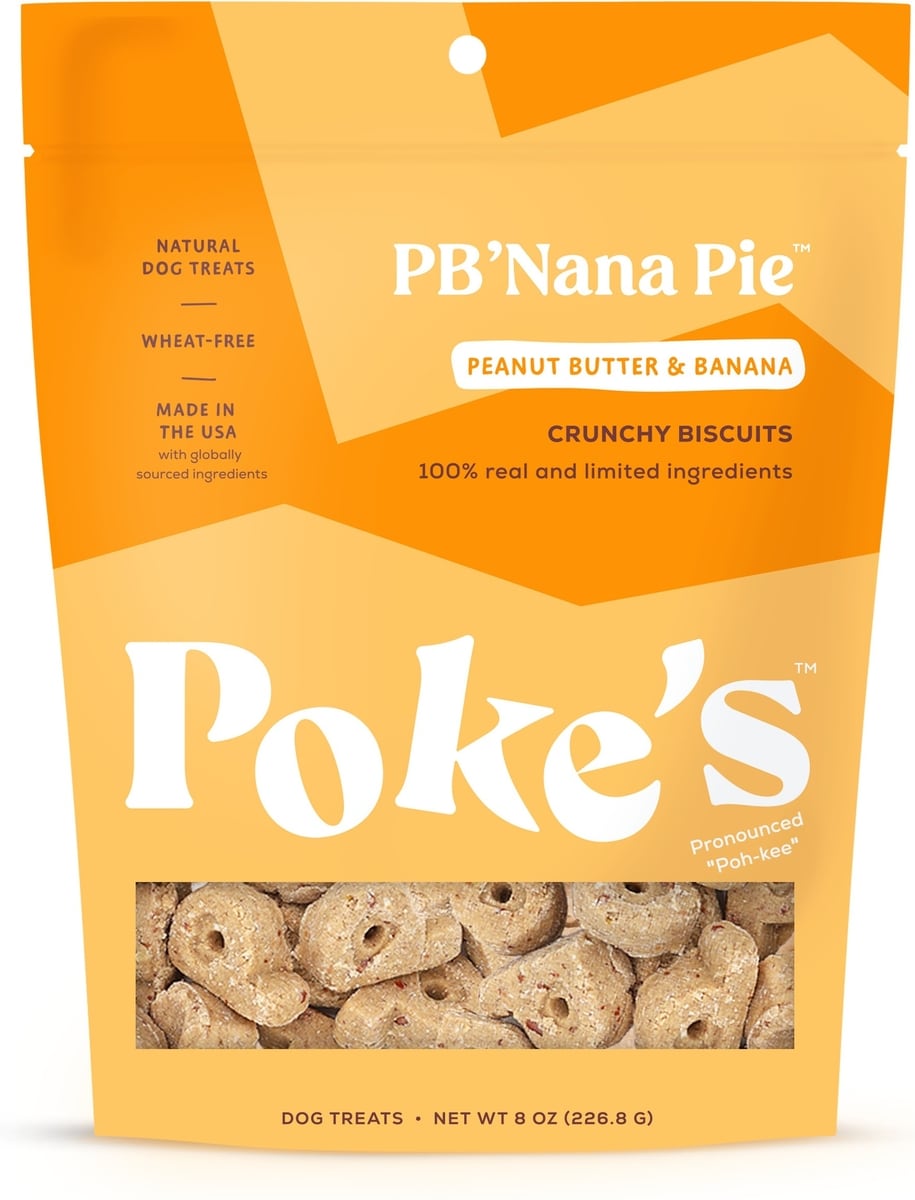 Pokes Pantry Dog Treat Peanut Butter Nana Pie