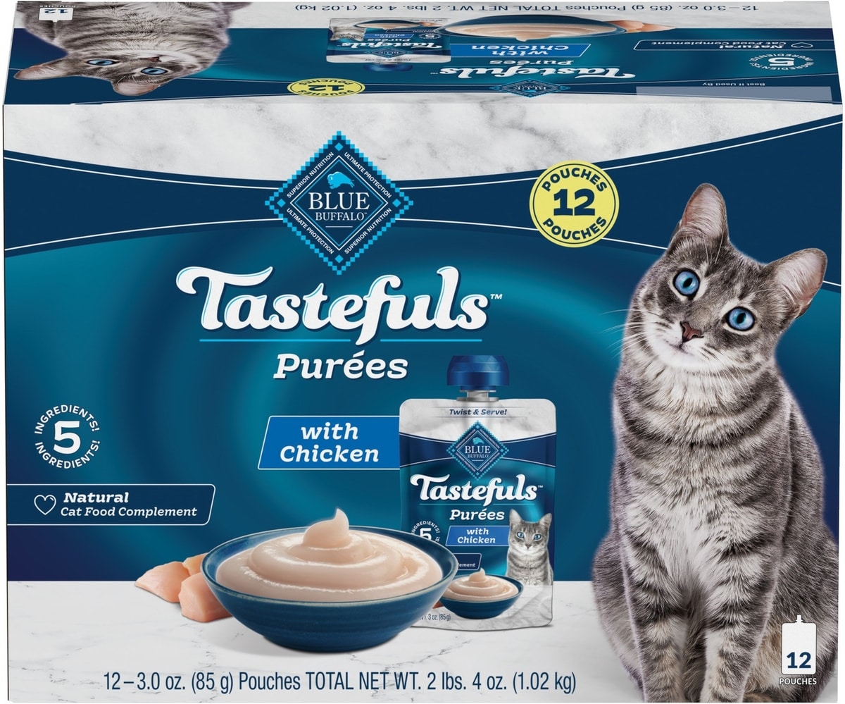 Blue Buffalo Food Cat Puree Tastefuls Chicken