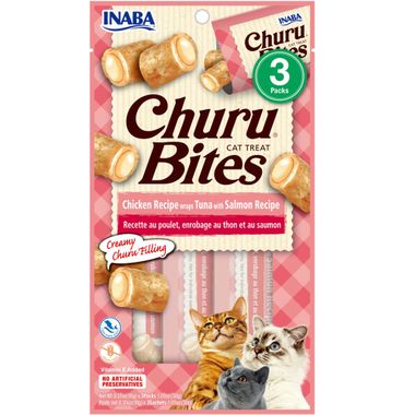 Inaba Cat Treat Tuna And Salmon Bites