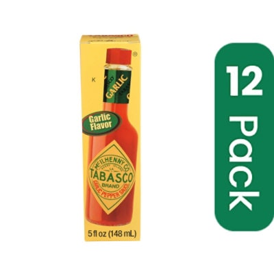 Tabasco Garlic Pepper Sauce - 5 Fluid Ounce (Pack of 12)