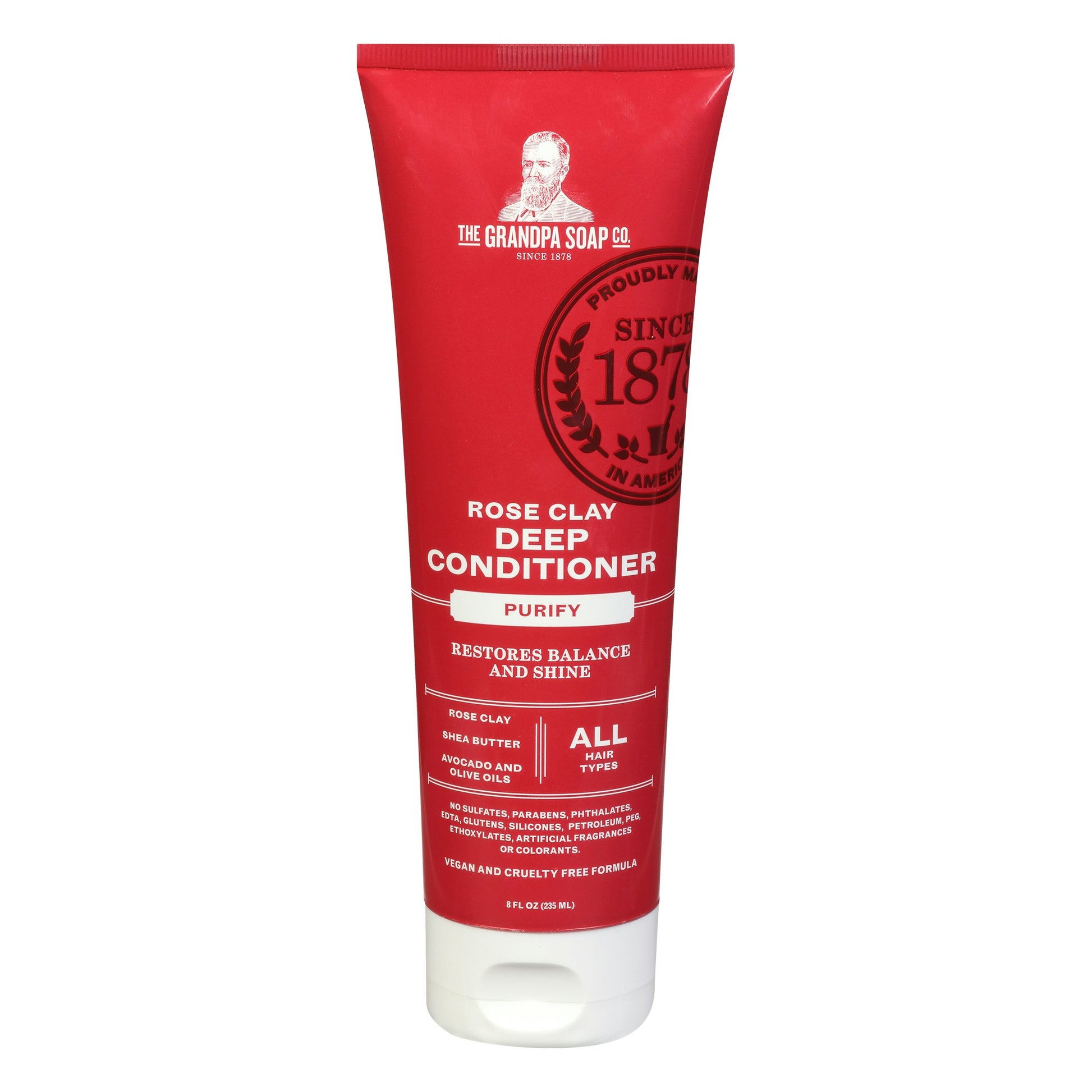 Grandpas Conditioner Rose Clay Deep 8 Oz Pack of 3