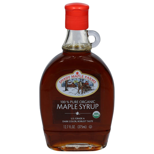 Shady Maple Farm Syrup Maple Dark Robust Organic 12.7 oz (Pack of 12)