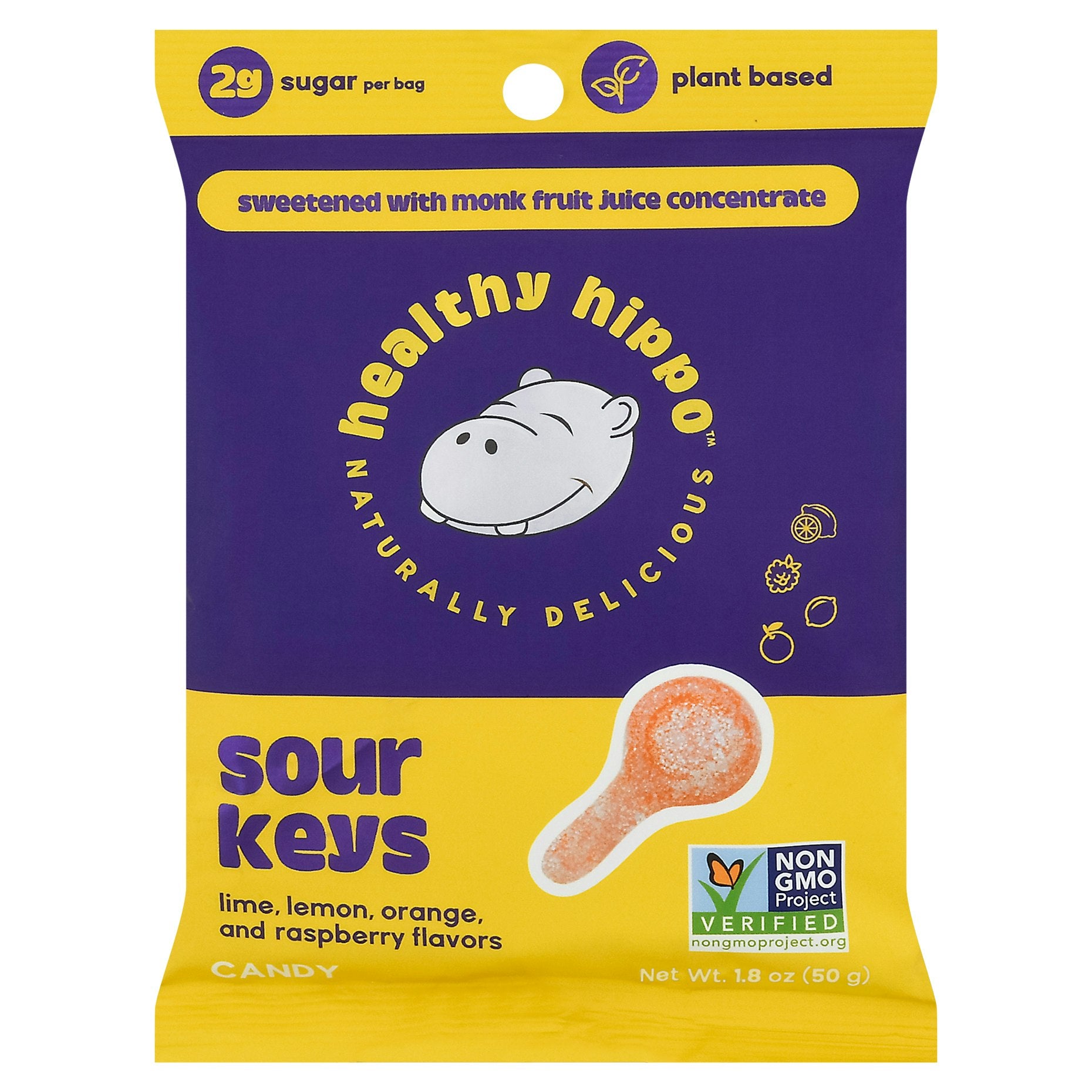 Healthy Hippo Candy Sour Keys