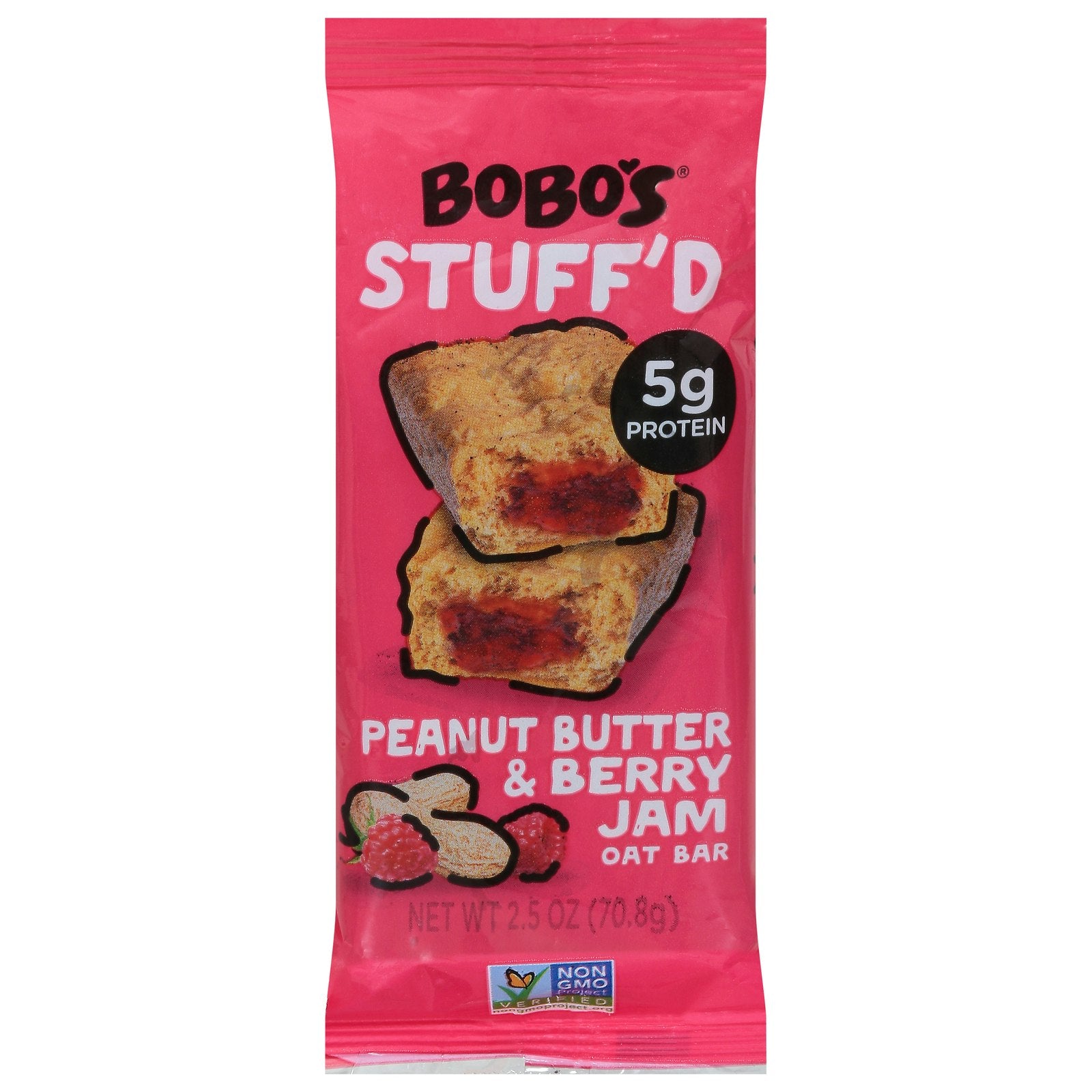 Bobo's Oat Bar Stuffed Peanut Butter & Berry