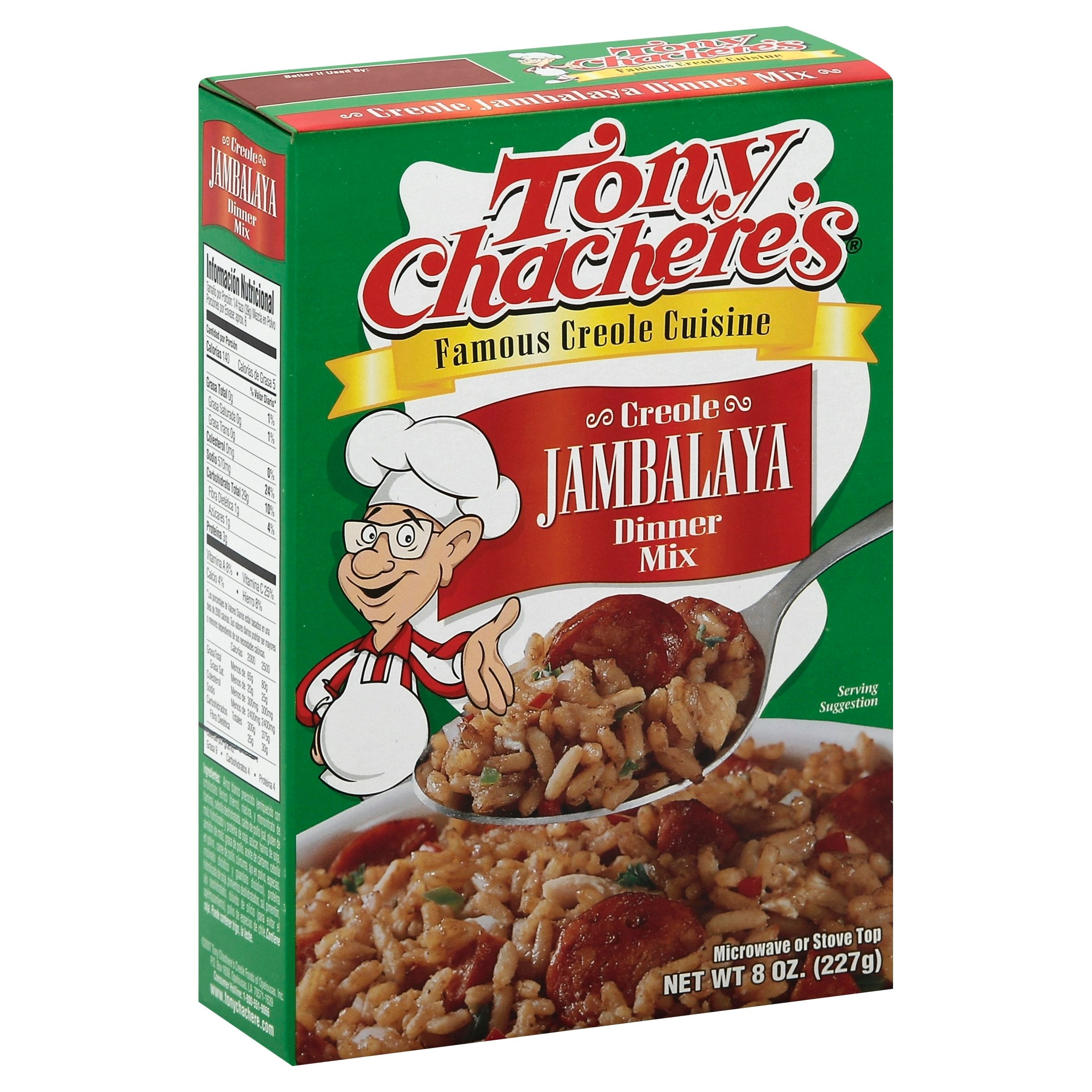 Tony Chacheres Rice Dinner Jambalaya