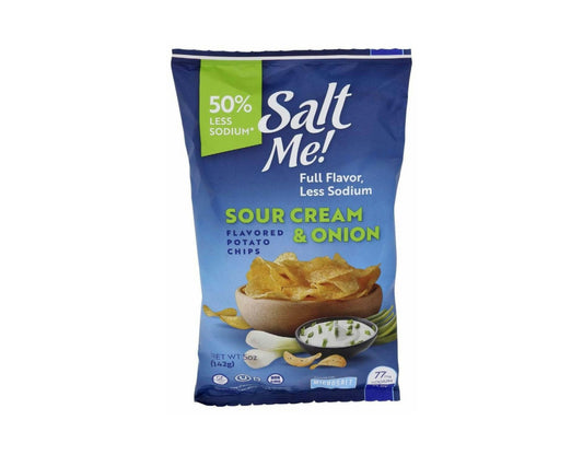 Saltme! - Potato Chips Sour Cream Onion - 5 oz (Pack of 12)