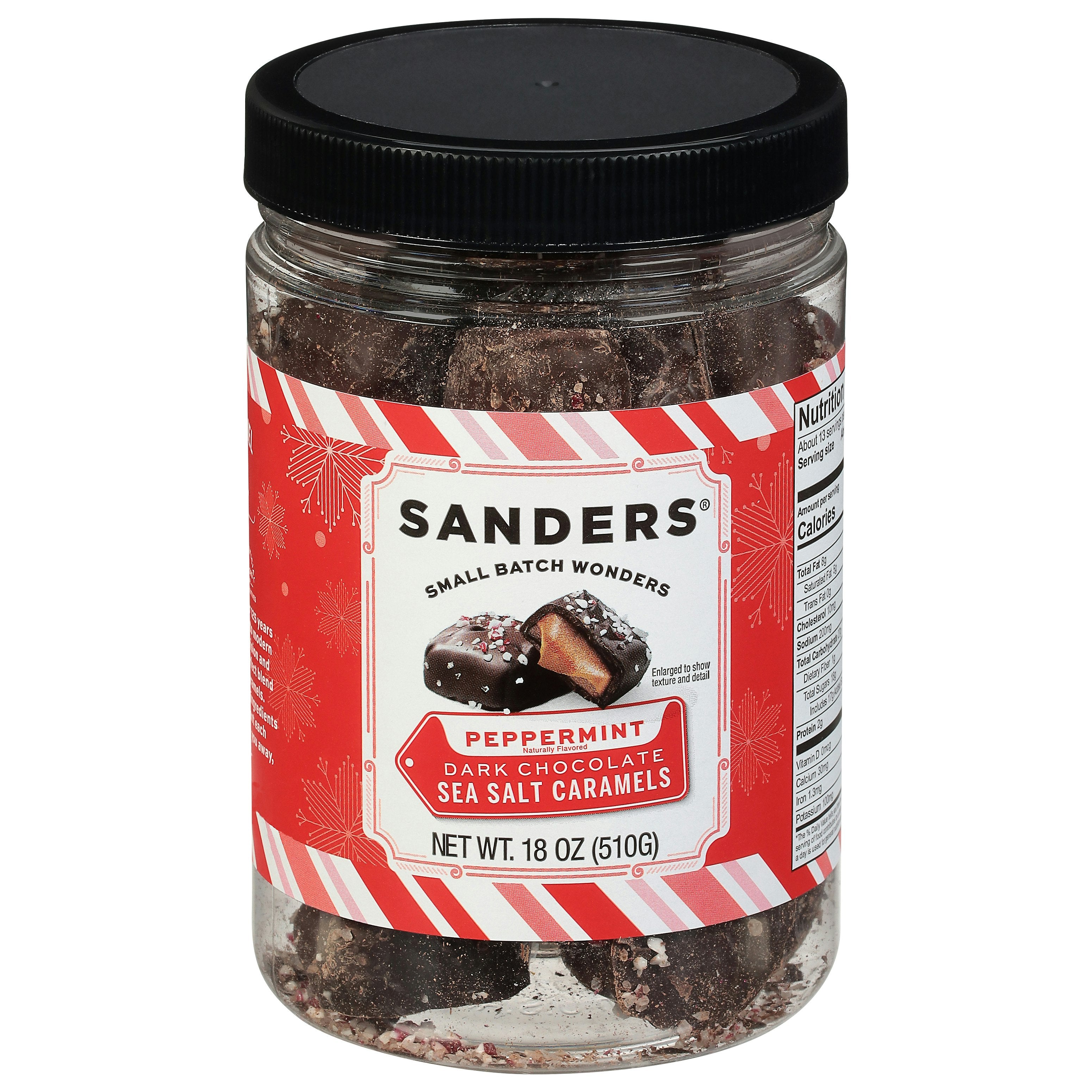 Sanders Caramels Dark Chocolate Peppermint
