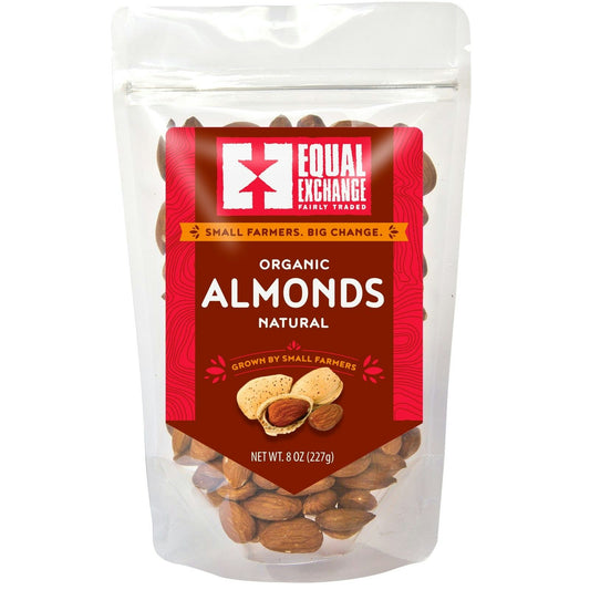 Equal Exchange Organic Natural Almonds 8 Oz Pack of 6