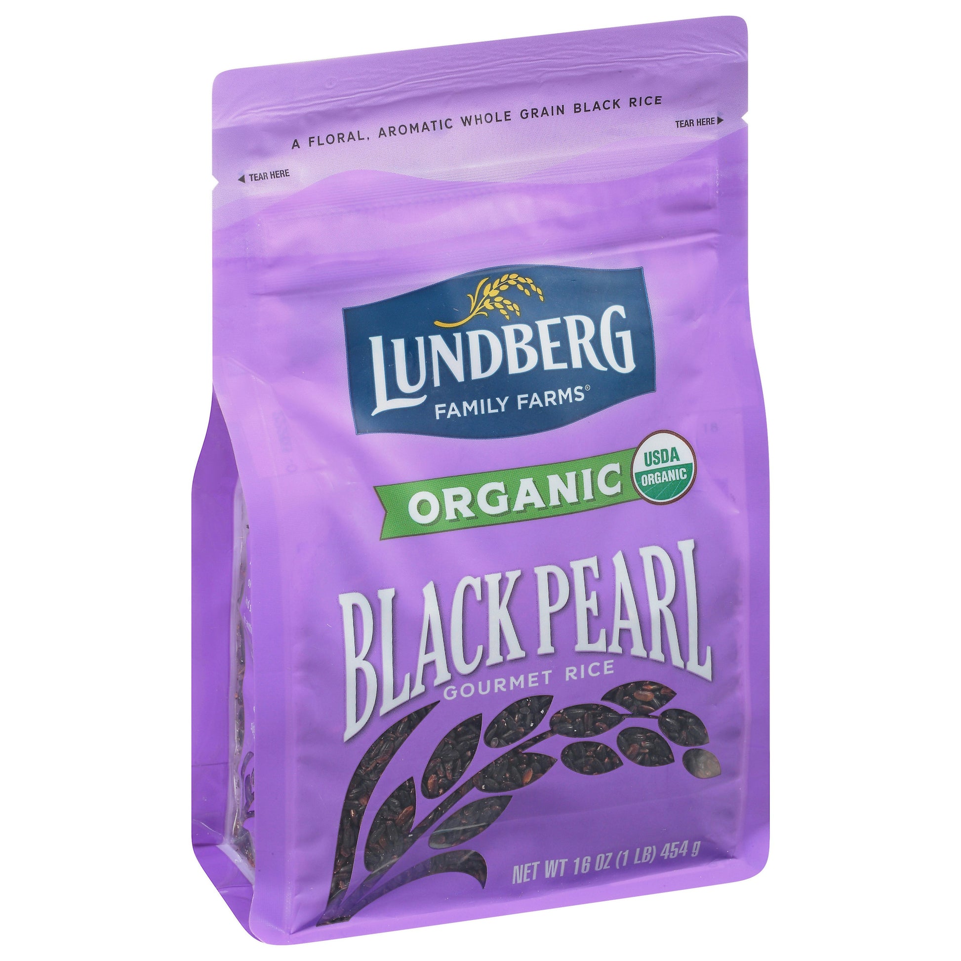 Lundberg Rice Black Pearl Organic 1 Lb (Pack of 6)