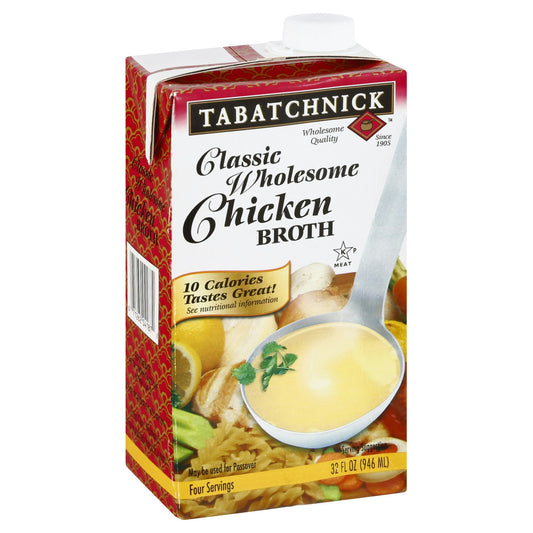 Tabatchnick Soup Chicken Broth Classic 32 Oz Pack of 12