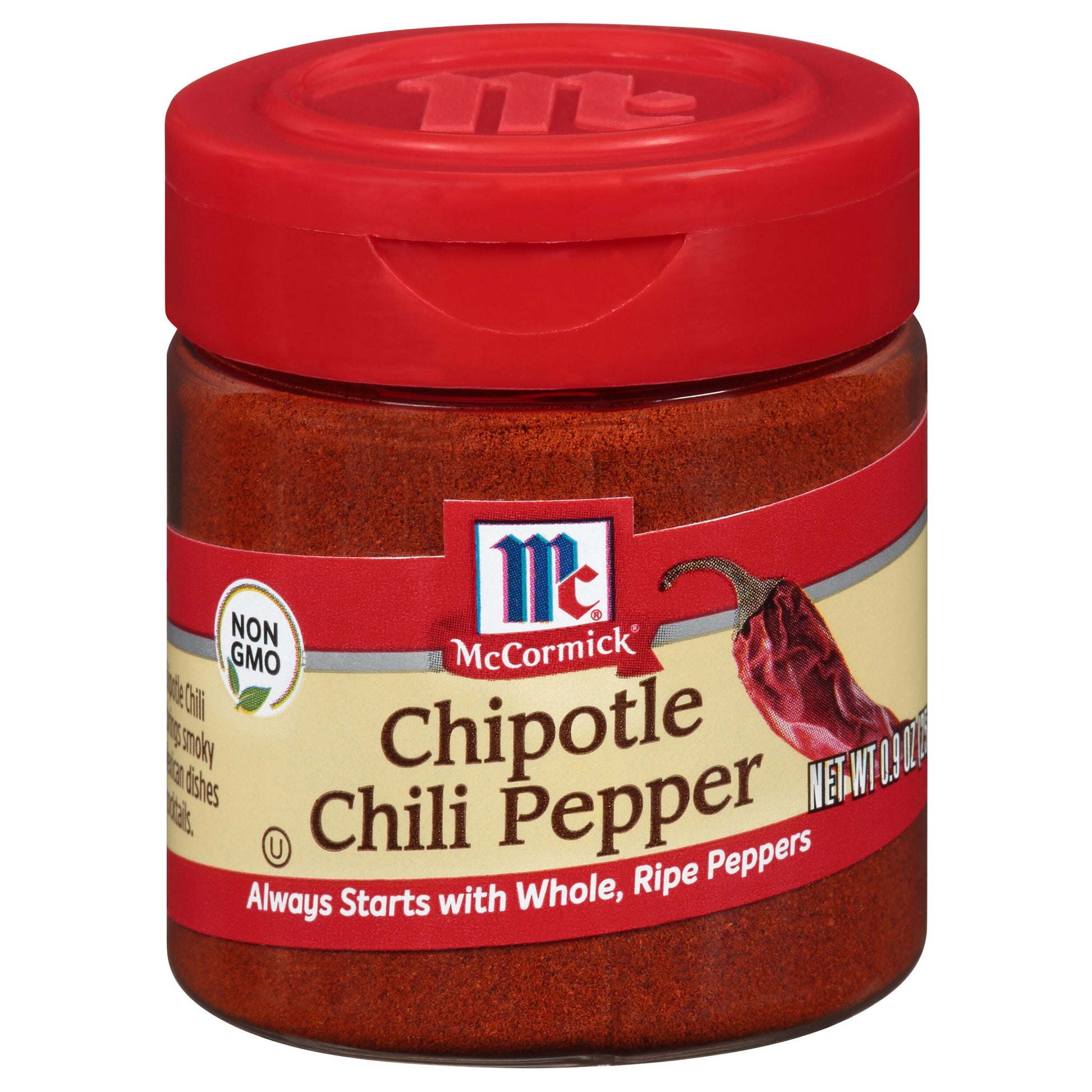 Mc Cormick Spice Pepper Chili Chipotle 0.9 Oz Pack of 6