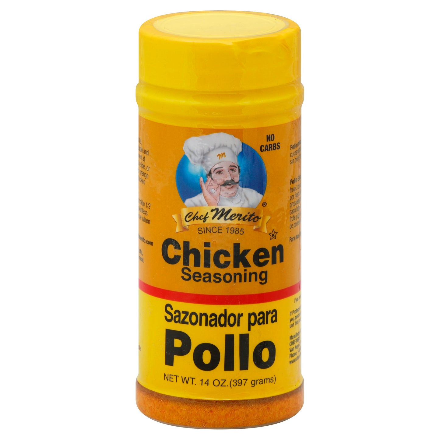 Chef Merito Seasoning Chicken 14 oz (Pack Of 6)