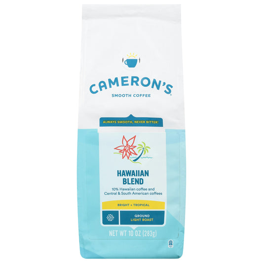 Camerons Coffee Coffee Ground Hawaiian Blend 10 Oz Pack of 6