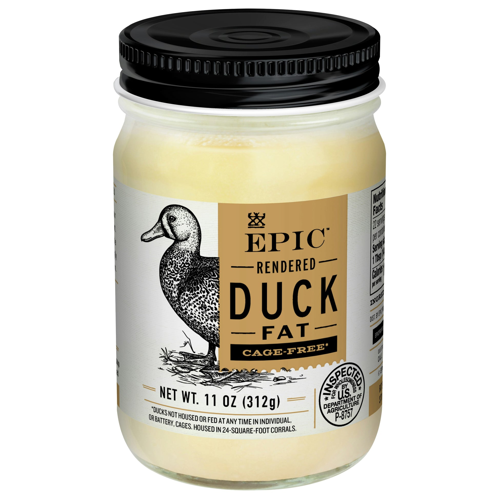 Epic Oil Duck Fat 11 Oz Pack of 6