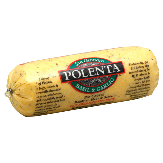 San Gennaro Basil Garlic Polenta 24 Oz Pack of 12