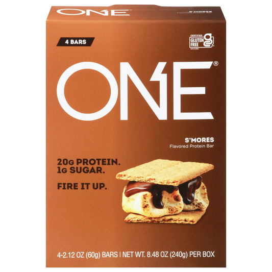 One Bar S'mores - 4-2.12 OZ (Pack of 6)